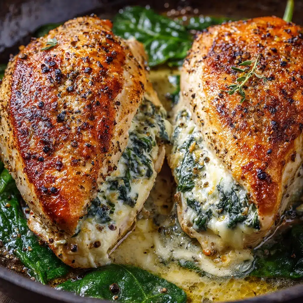 Spinach and Cheese Stuffed Chicken Breast Recipe