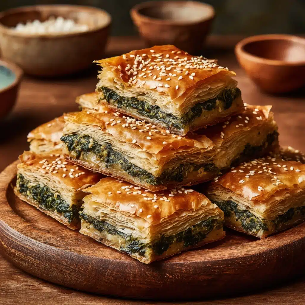 Spinach and Feta Stuffed Puff Pastry Recipe - Recipe Image