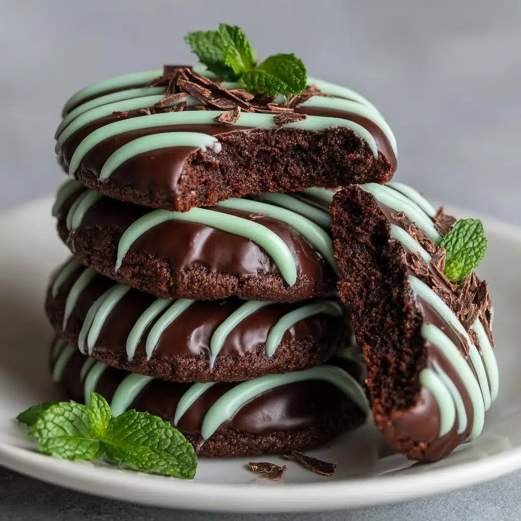 Chocolate Mint Cookies Recipe - Recipe Image