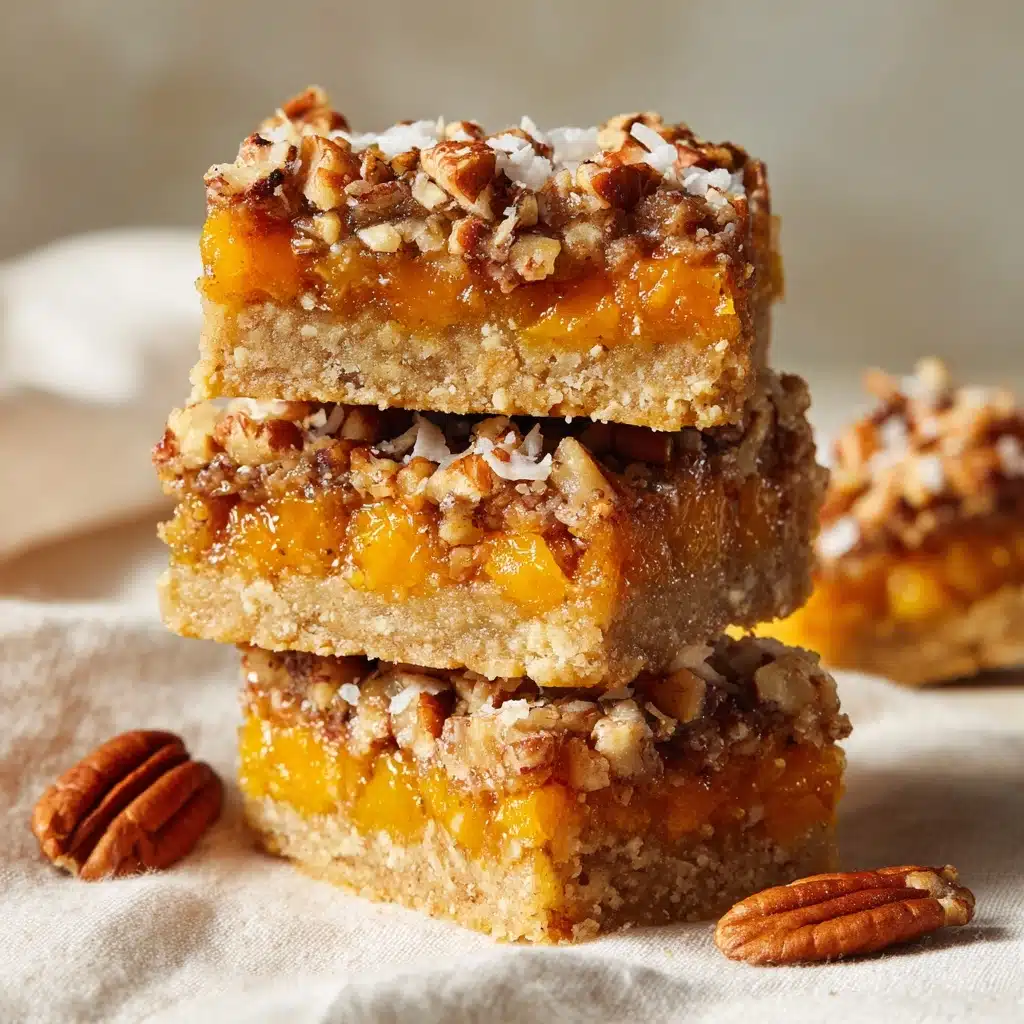 Apricot Coconut Pecan Bars Recipe - Recipe Image