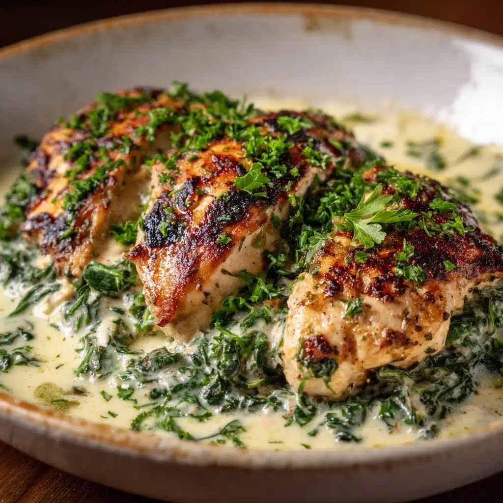 Creamy Chicken and Spinach Casserole Recipe - Recipe Image