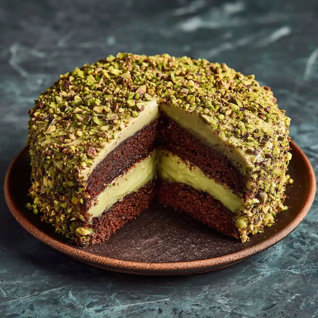 Dubai Chocolate Pistachio Cake Recipe - Recipe Image