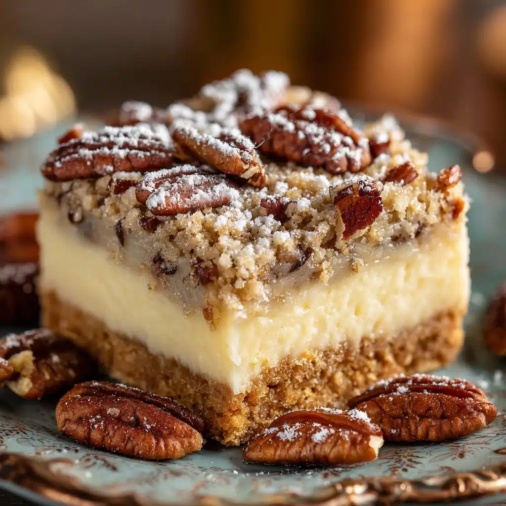Pecan Pie Cheesecake Bars Recipe - Recipe Image