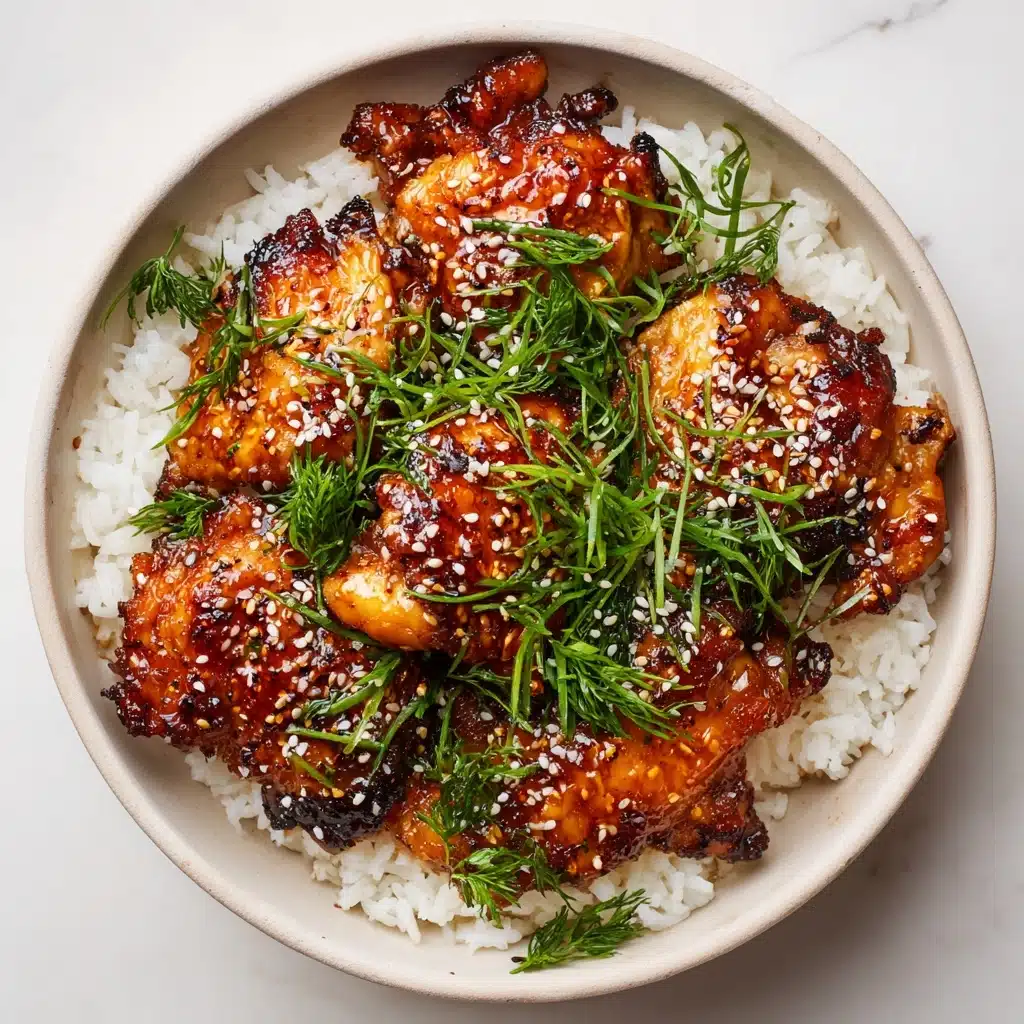 Honey Garlic Slow Cooker Chicken Thighs Recipe - Recipe Image