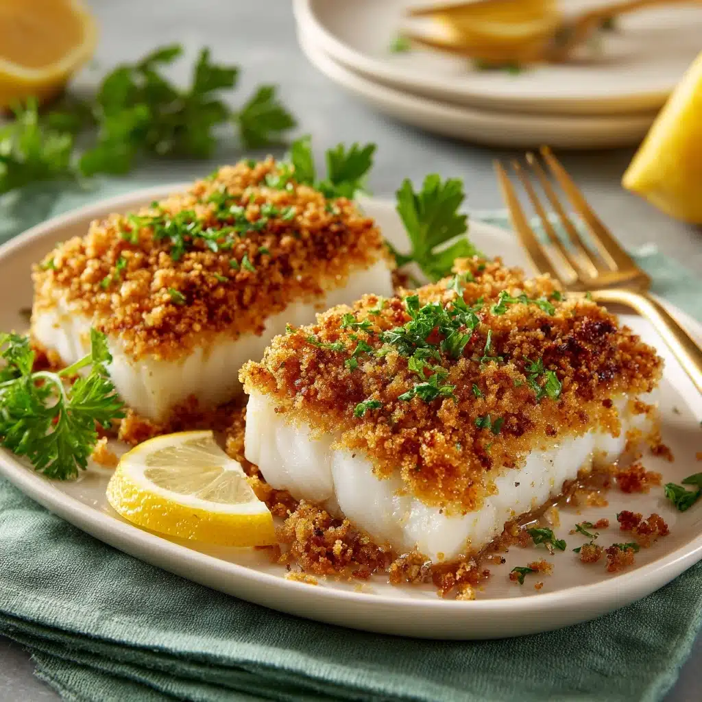 Panko Parmesan Baked Cod Recipe - Recipe Image