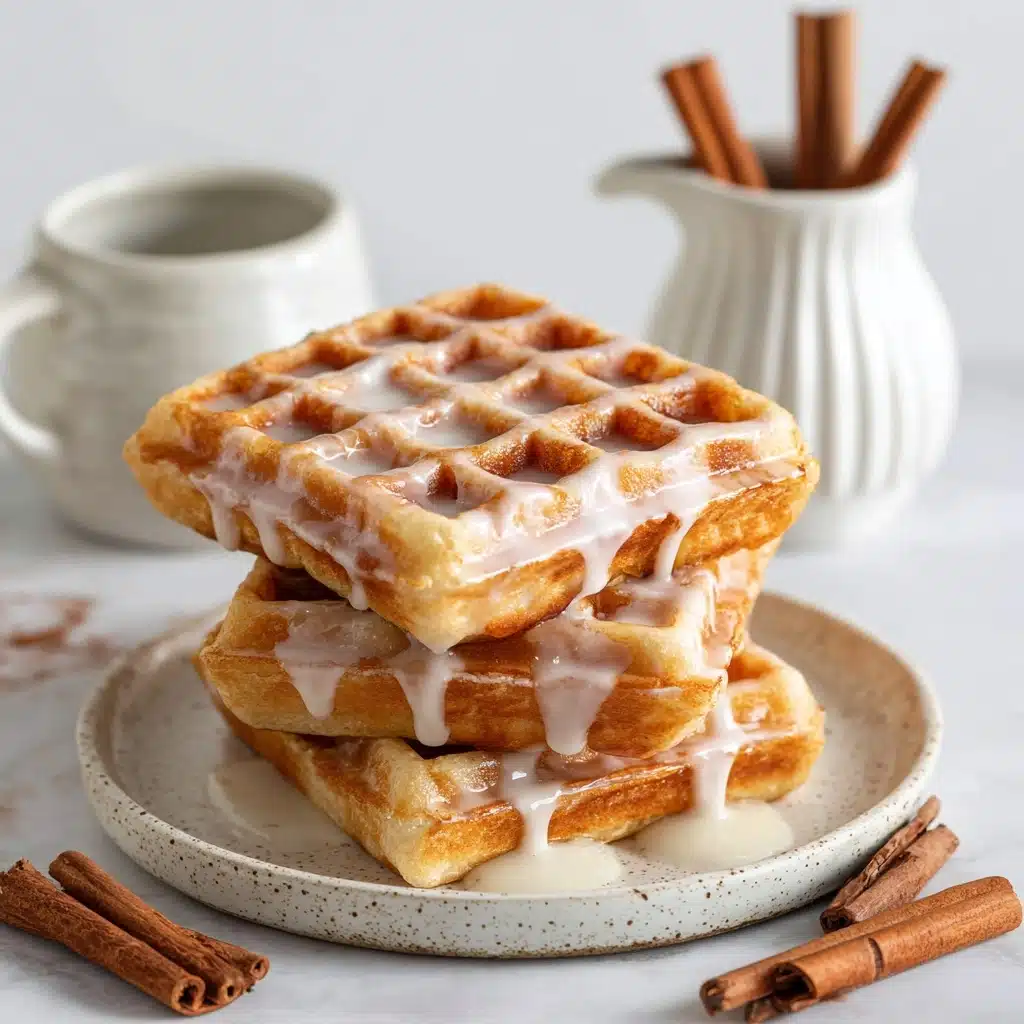 Cinnamon Roll Waffles Recipe - Recipe Image