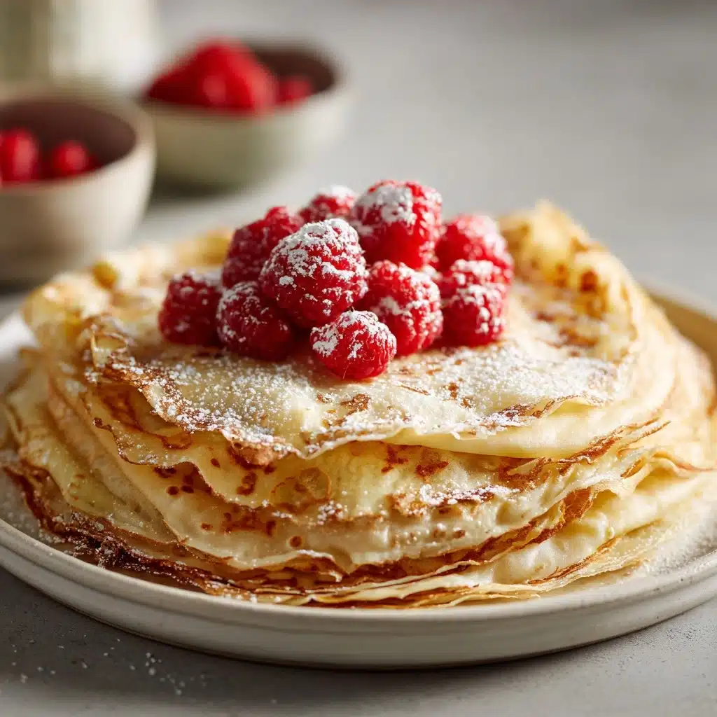Russian Crepes Blini Recipe - Recipe Image