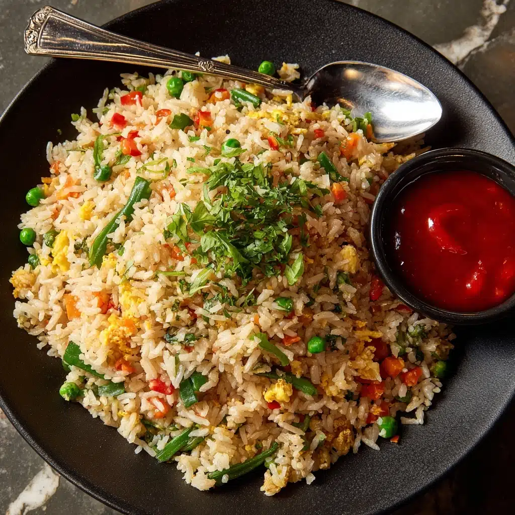 Chilli Garlic Fried Rice Recipe - Recipe Image