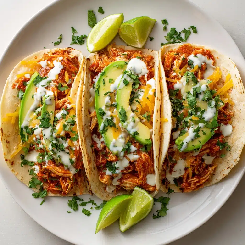 Garlic Butter Honey BBQ Chicken Tacos Recipe - Recipe Image