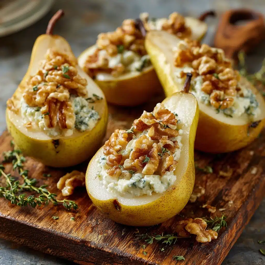 Elegant Blue Cheese Stuffed Pears Recipe
