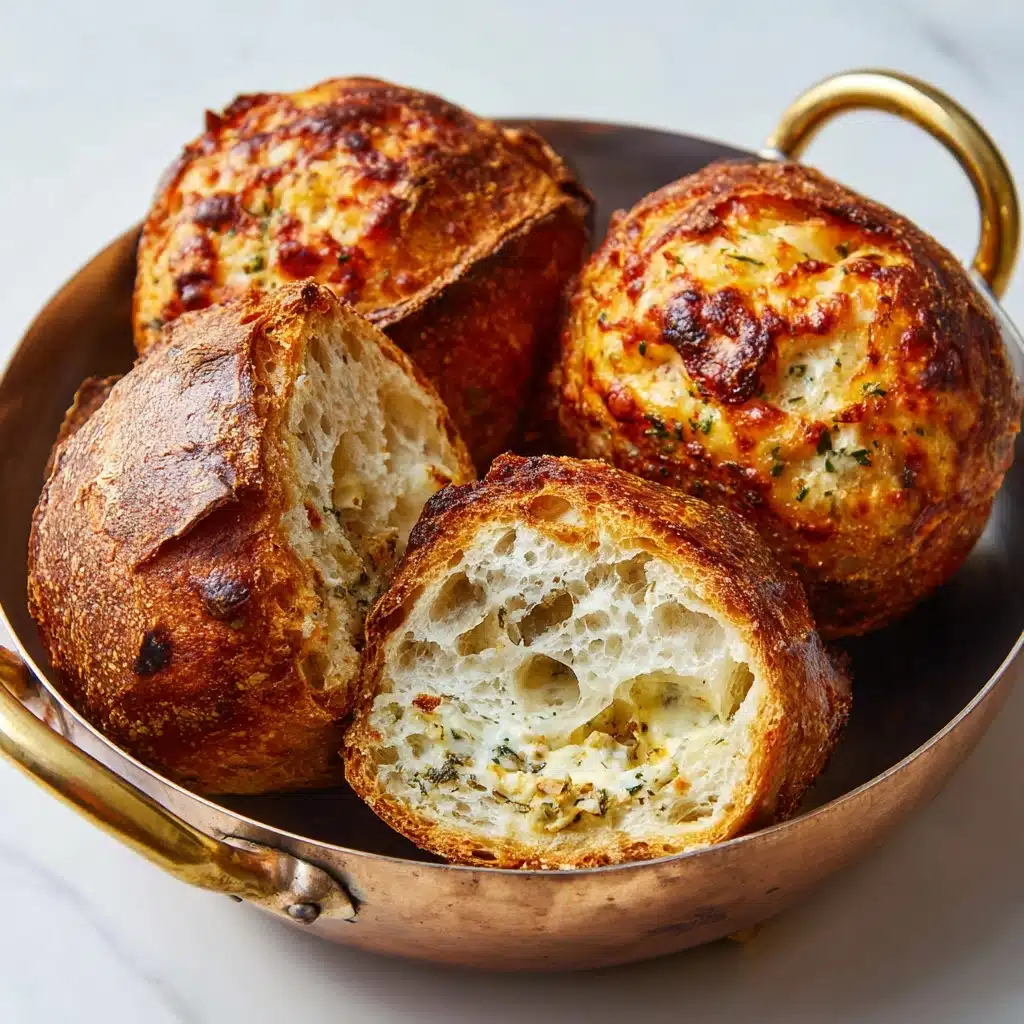 Light and Fluffy Garlic Butter Dinner Rolls Recipe