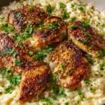 Chicken with Garlic Parmesan Rice Recipe