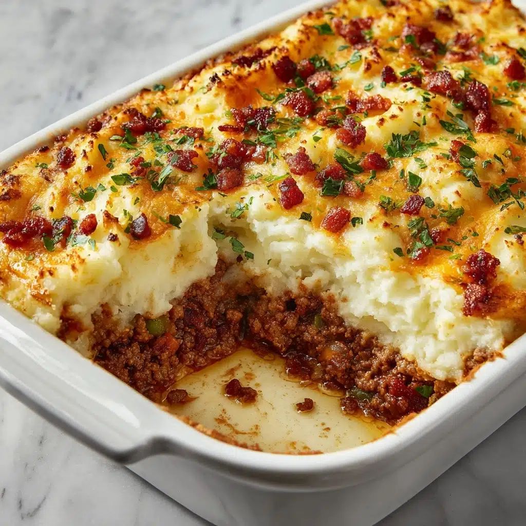 Mashed Potato Meatloaf Casserole Recipe