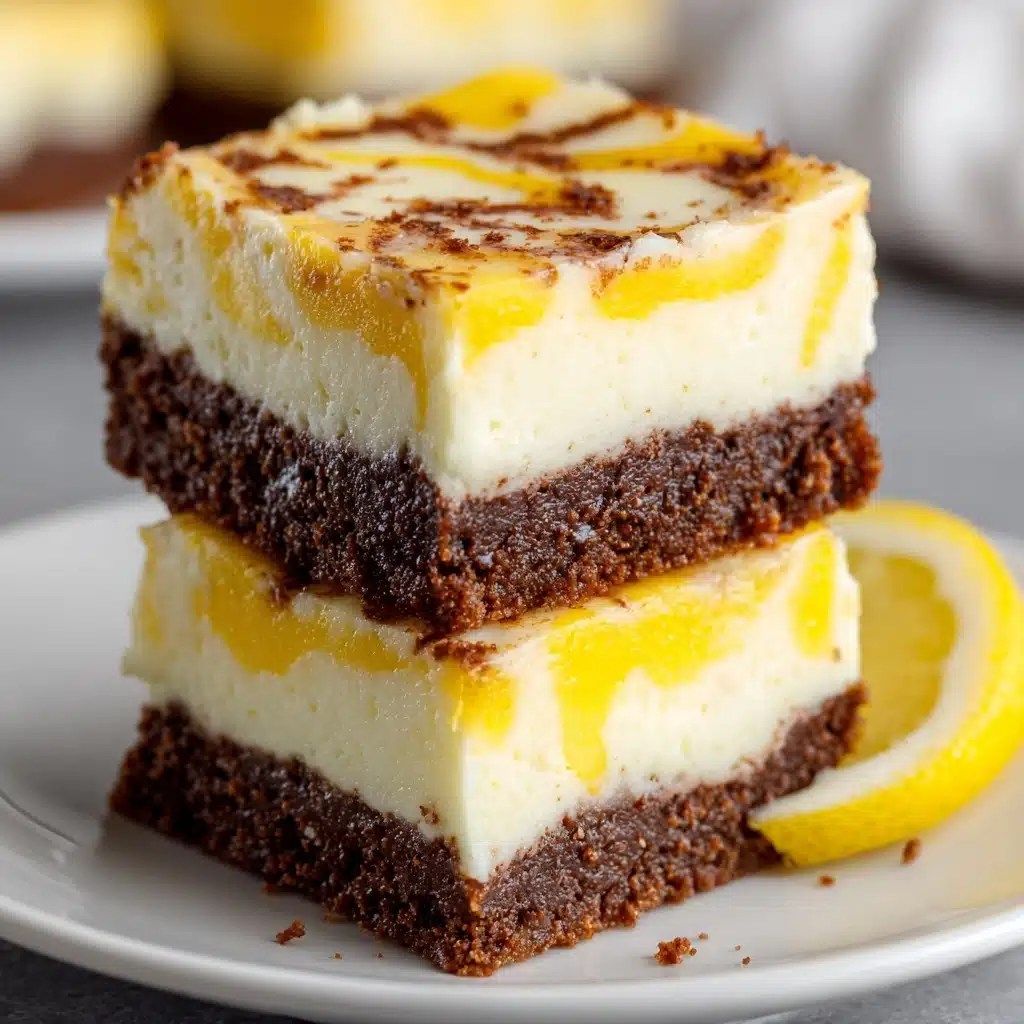 Lemon Cream Cheese Brownies Recipe
