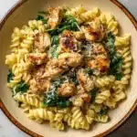 Crockpot Garlic Parmesan Chicken Pasta Recipe