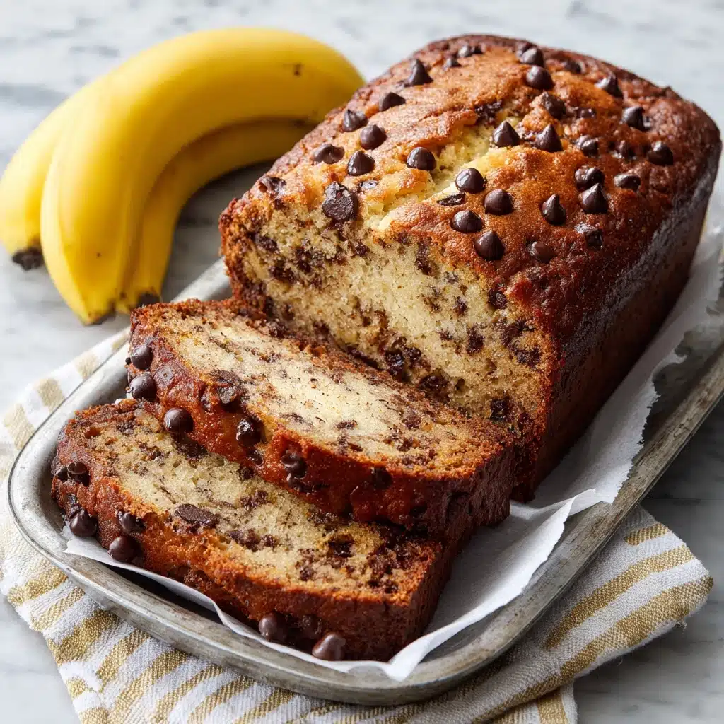 Super Moist Chocolate Chip Banana Bread Recipe