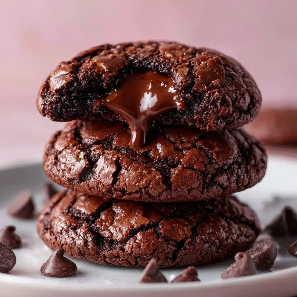 Fudgy Chocolate Brownie Cookies Recipe - Recipe Image