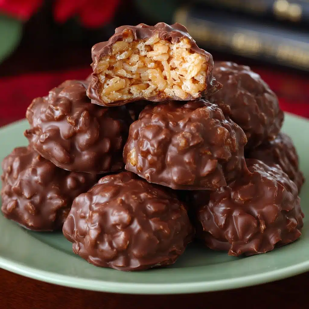 Chocolate Rice Krispie Balls Recipe