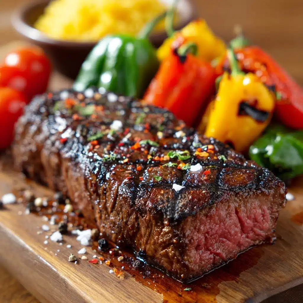 Pepper Steak with Bell Peppers and Onion Recipe