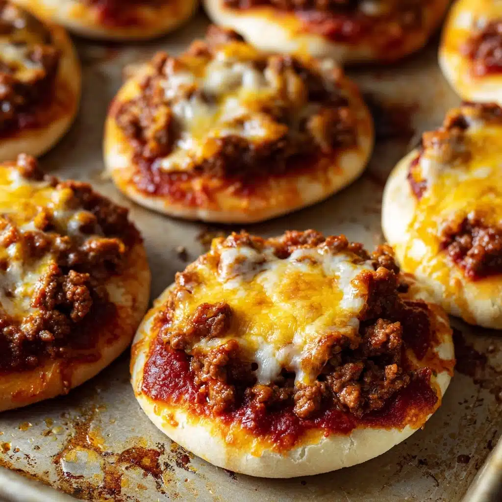 Old School Pizza Burgers Recipe - Recipe Image