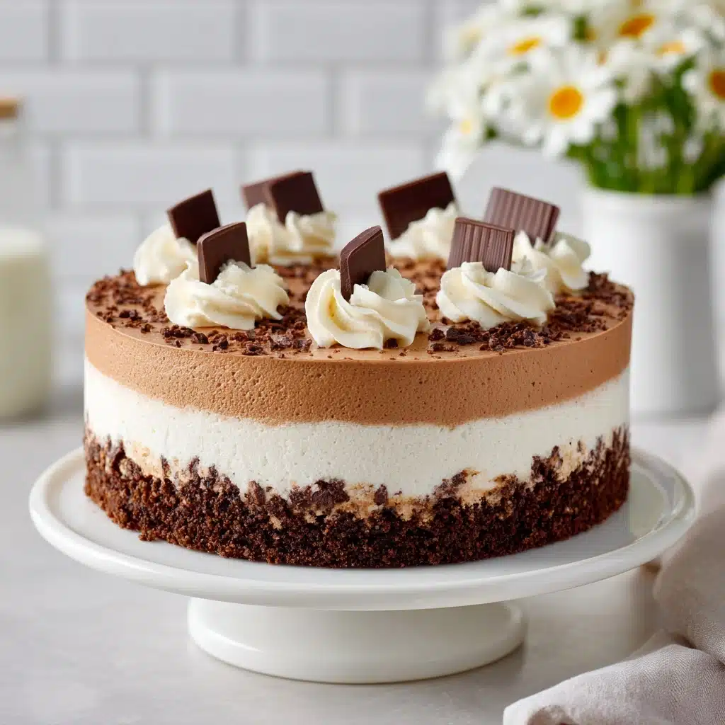 Triple Chocolate Mousse Cake Recipe