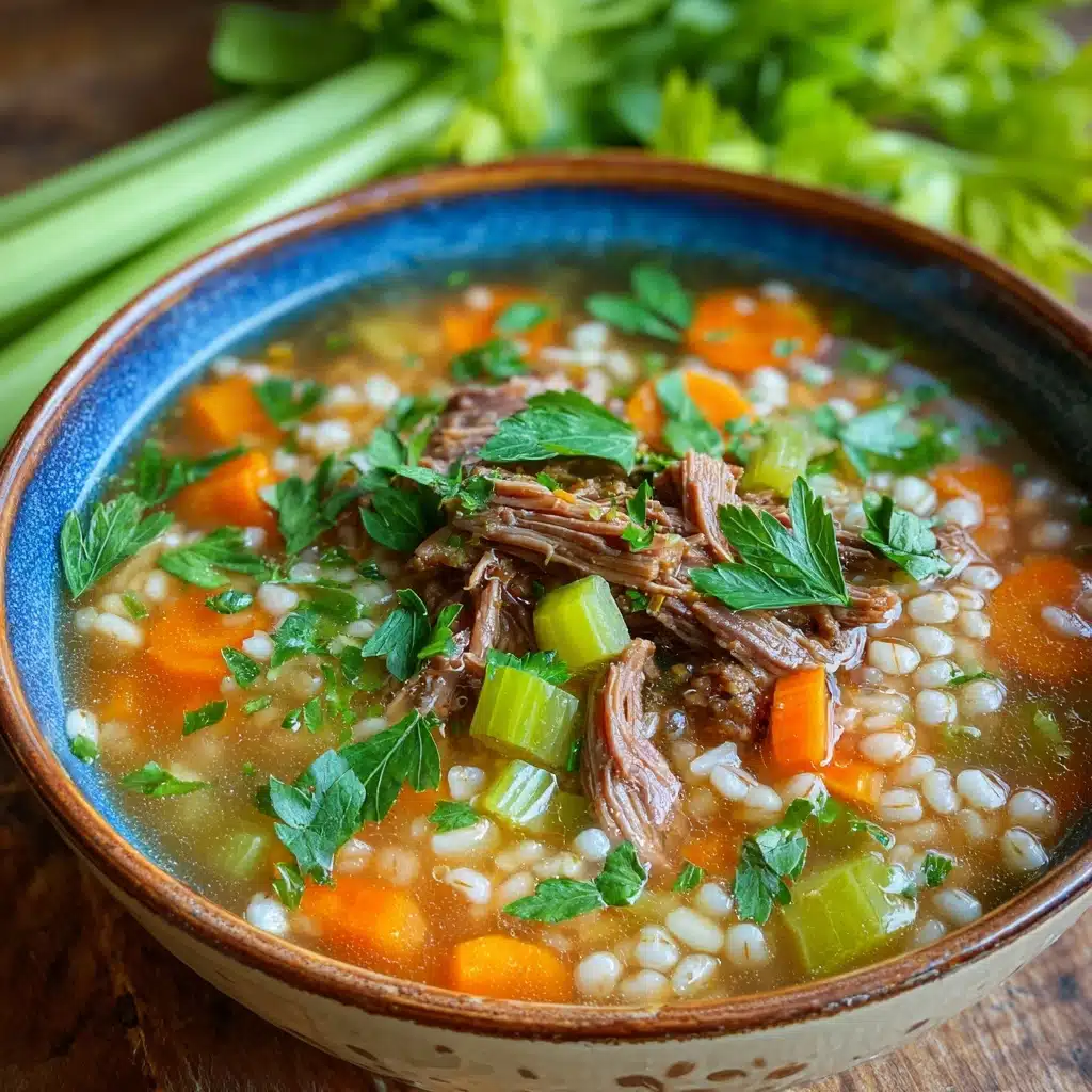 Hearty Beef and Barley Soup Recipe