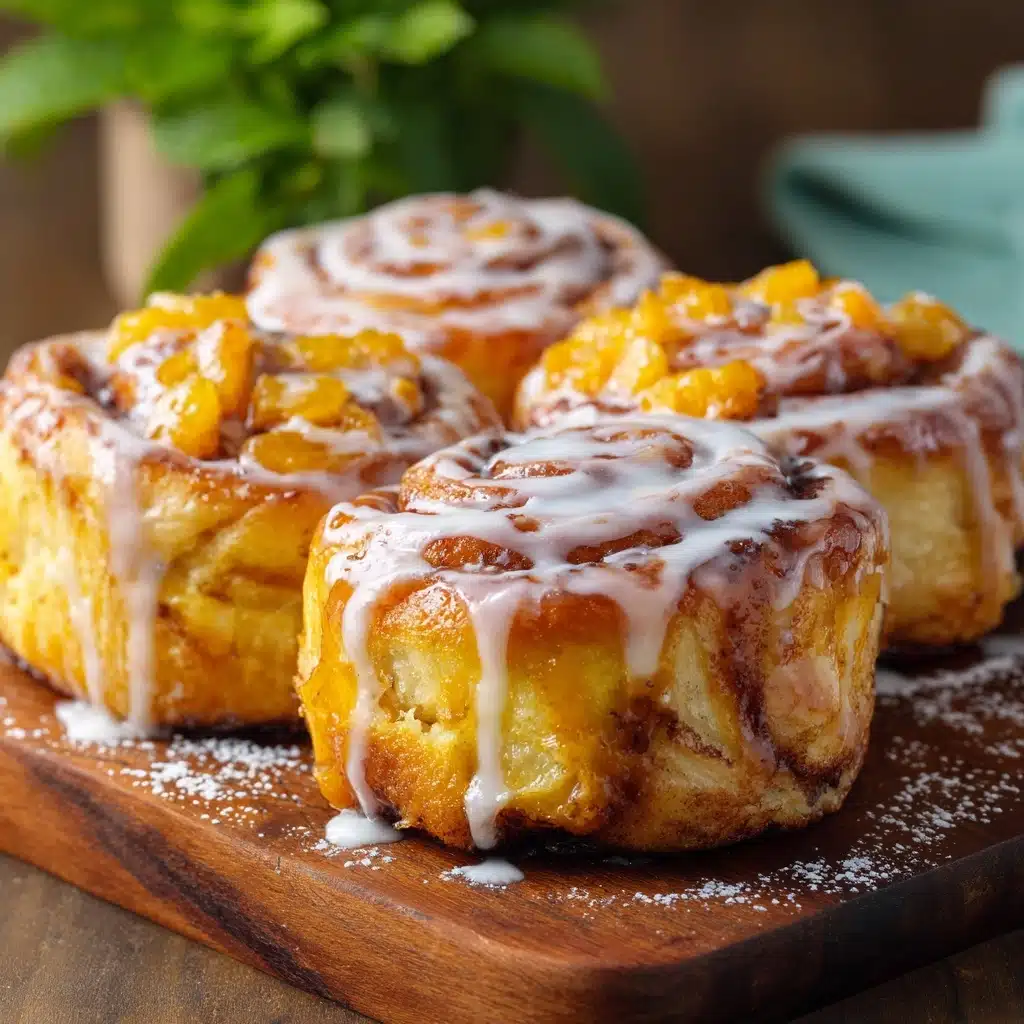 Peachy Cinnamon Rolls Recipe