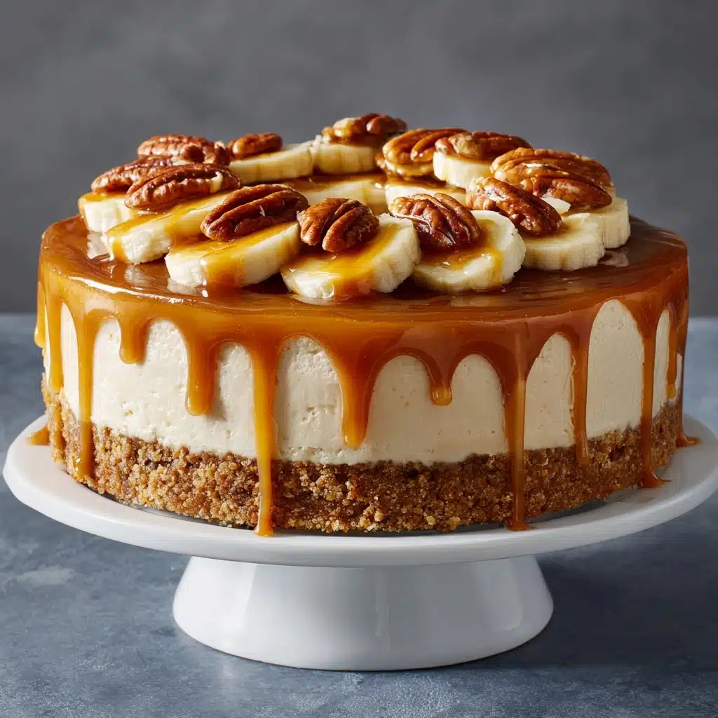 Banana Caramel Nut Cheesecake Recipe