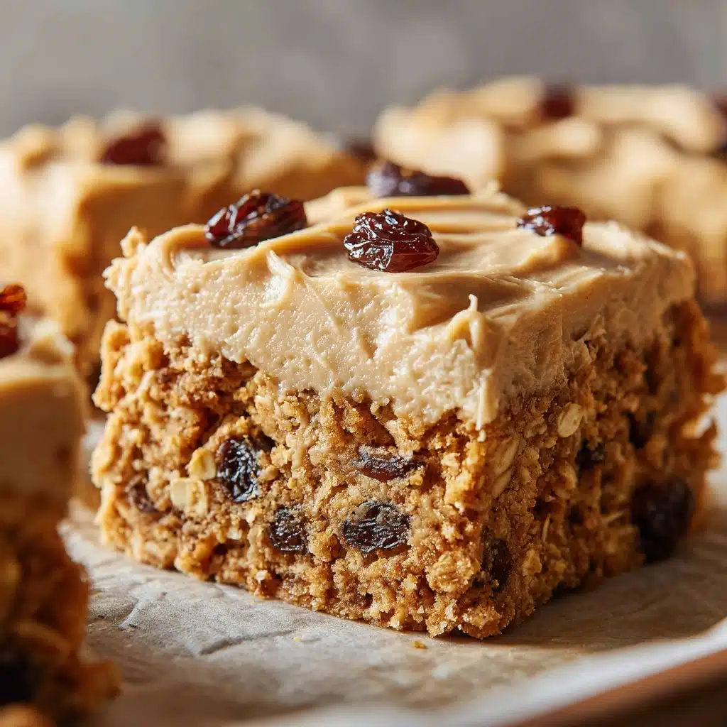 Oatmeal Raisin Cookie Bars Recipe