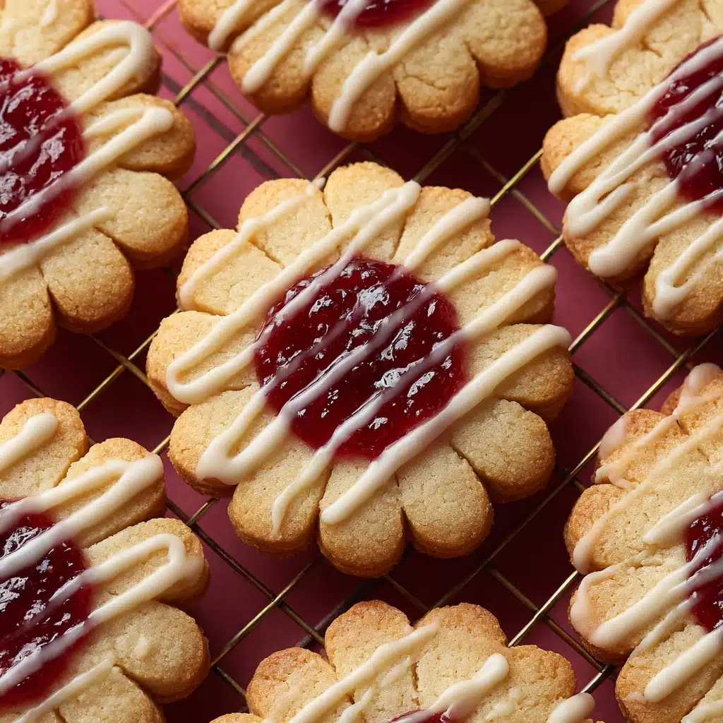 Raspberry Almond Shortbread Cookies Recipe