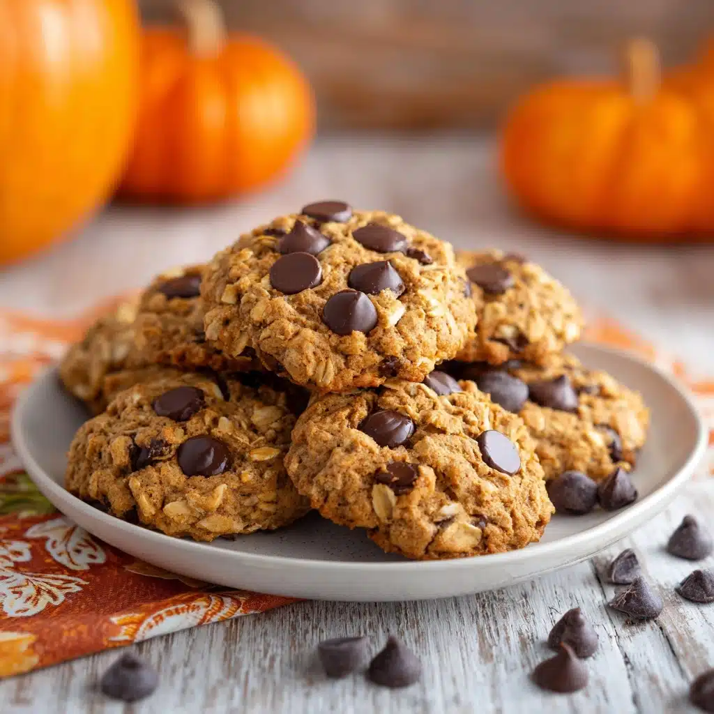 Pumpkin Oatmeal Chocolate Chip Cookies Recipe - Recipe Image