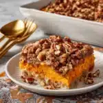 Sweet Potato Casserole with Pecan Topping Recipe