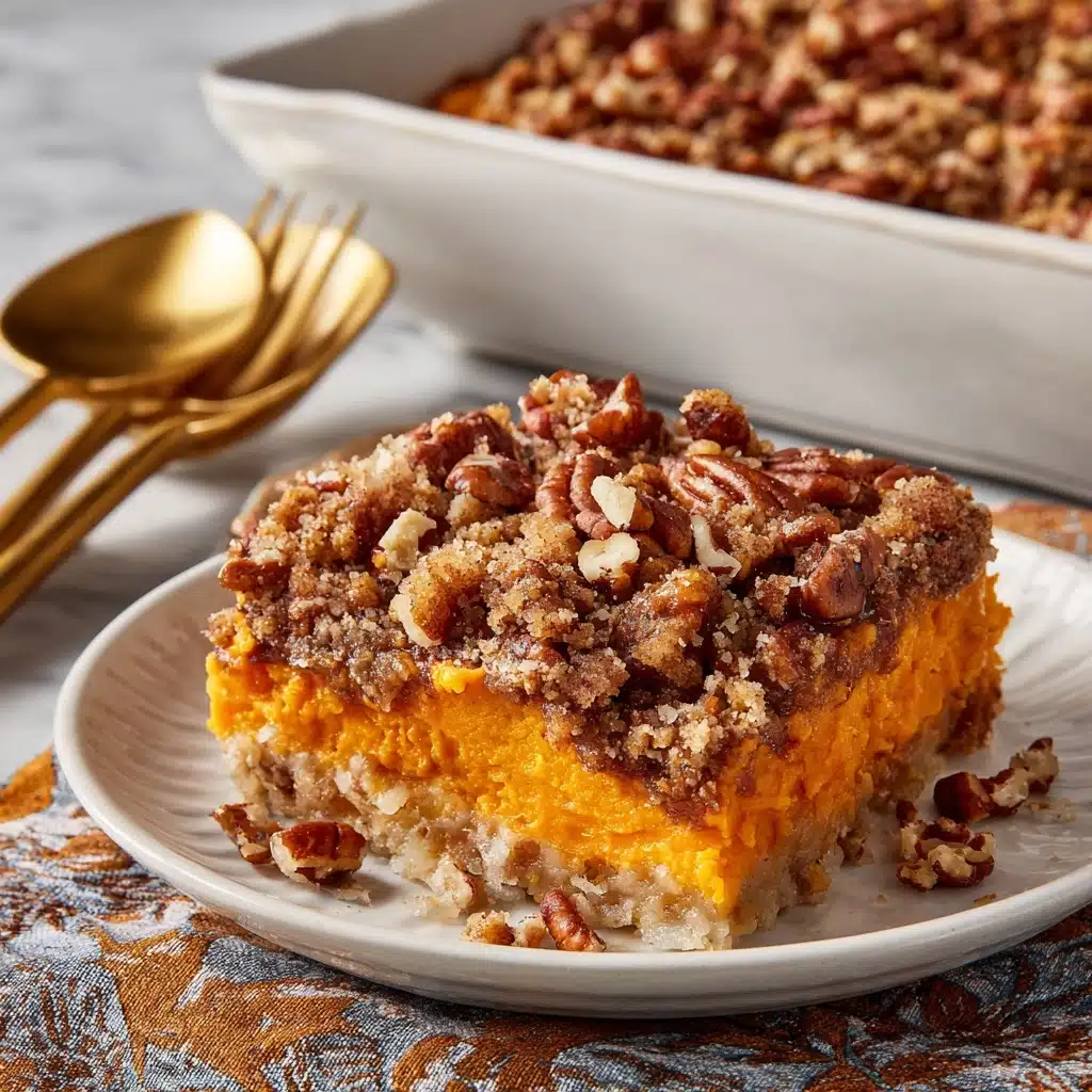 Sweet Potato Casserole with Pecan Topping Recipe