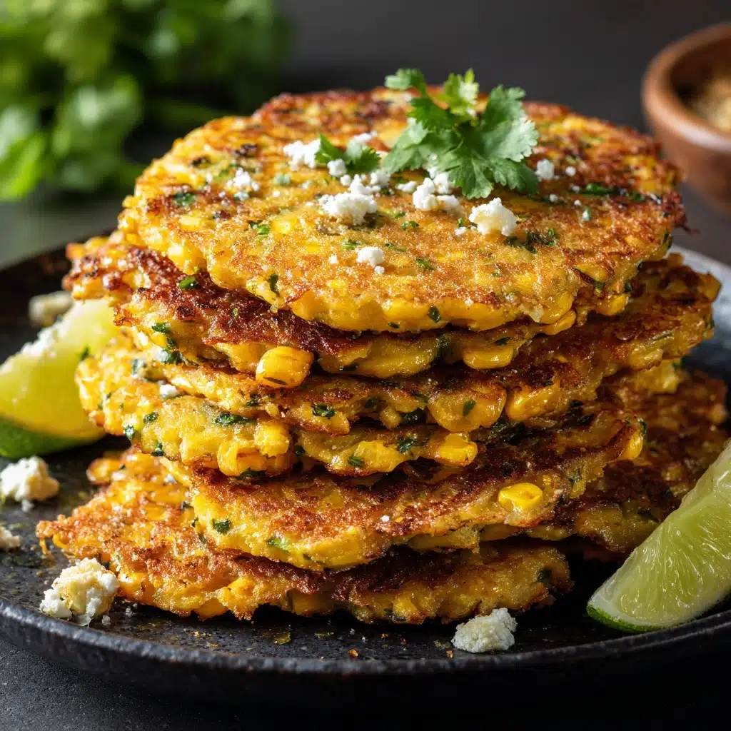Mexican Street Corn Fritters Recipe