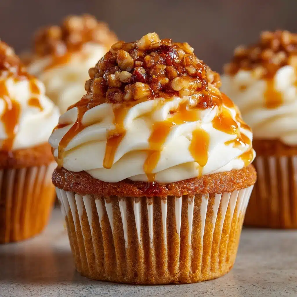 Honey Peach Cream Cheese Cupcakes Recipe - Recipe Image