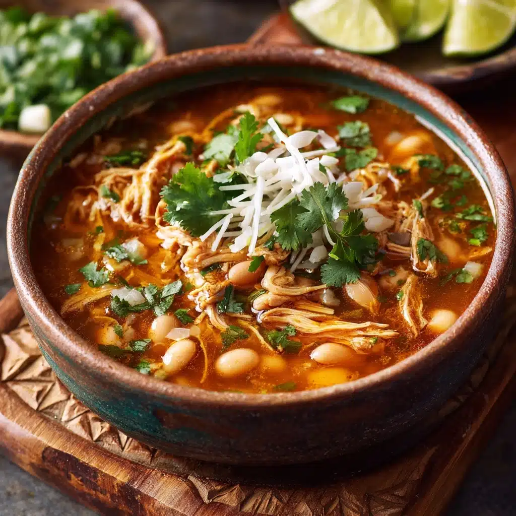 Red Chicken Pozole Soup Recipe