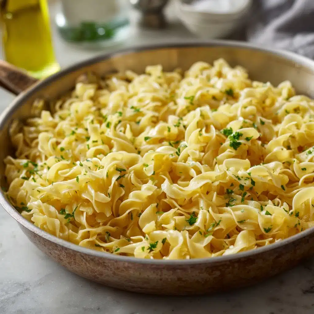 Easy One Pan Buttered Noodles Recipe