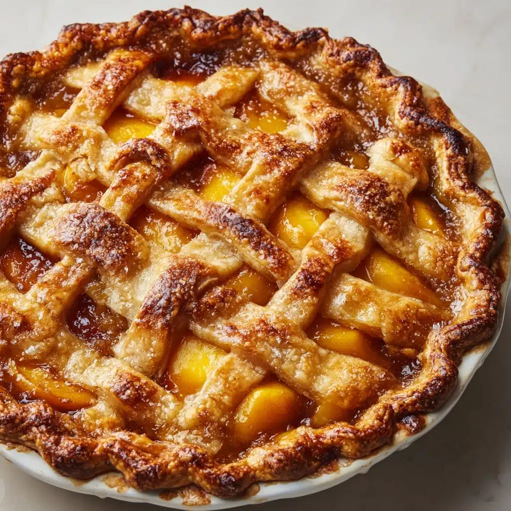 Triple Crust Peach Cobbler Recipe - Recipe Image