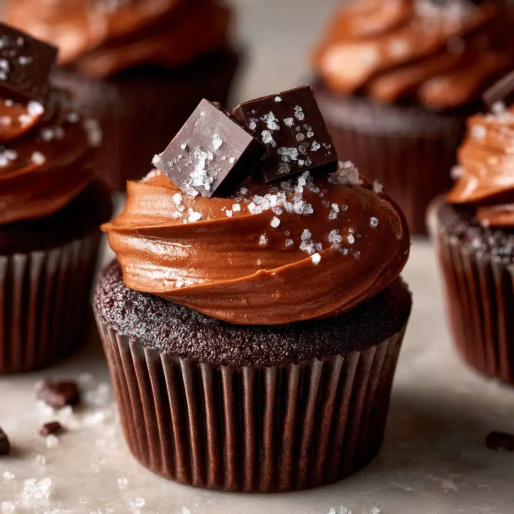 Salted Caramel Chocolate Mousse Cups Recipe - Recipe Image