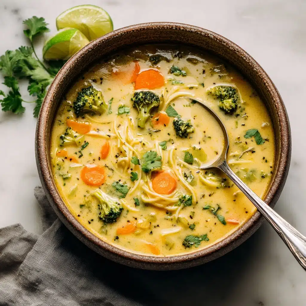 Thai Coconut Curry Soup Recipe - Recipe Image