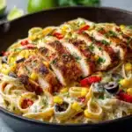 Creamy Southwest Chicken Alfredo Recipe