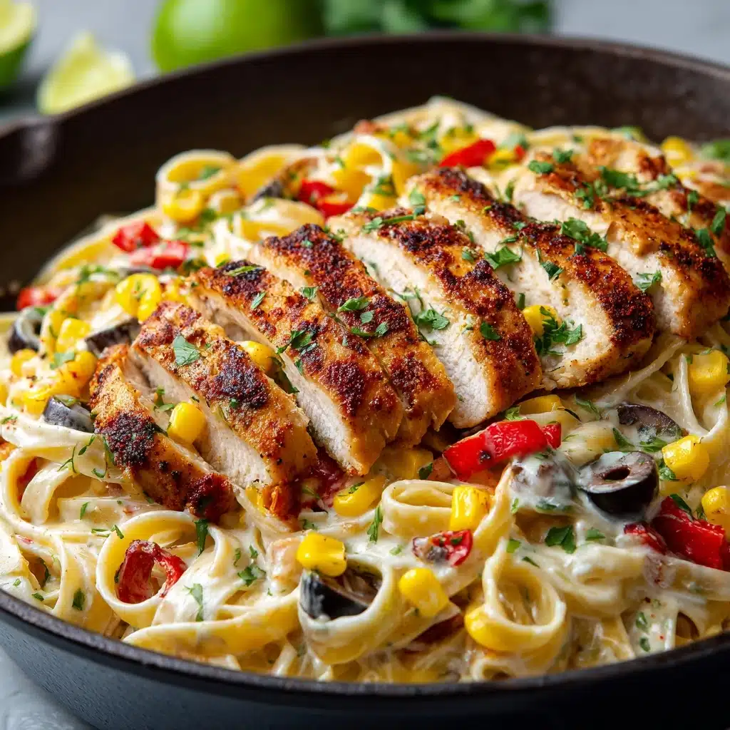 Creamy Southwest Chicken Alfredo Recipe