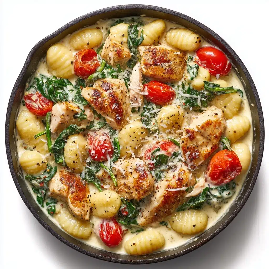 Garlic Chicken Gnocchi Skillet Recipe - Recipe Image