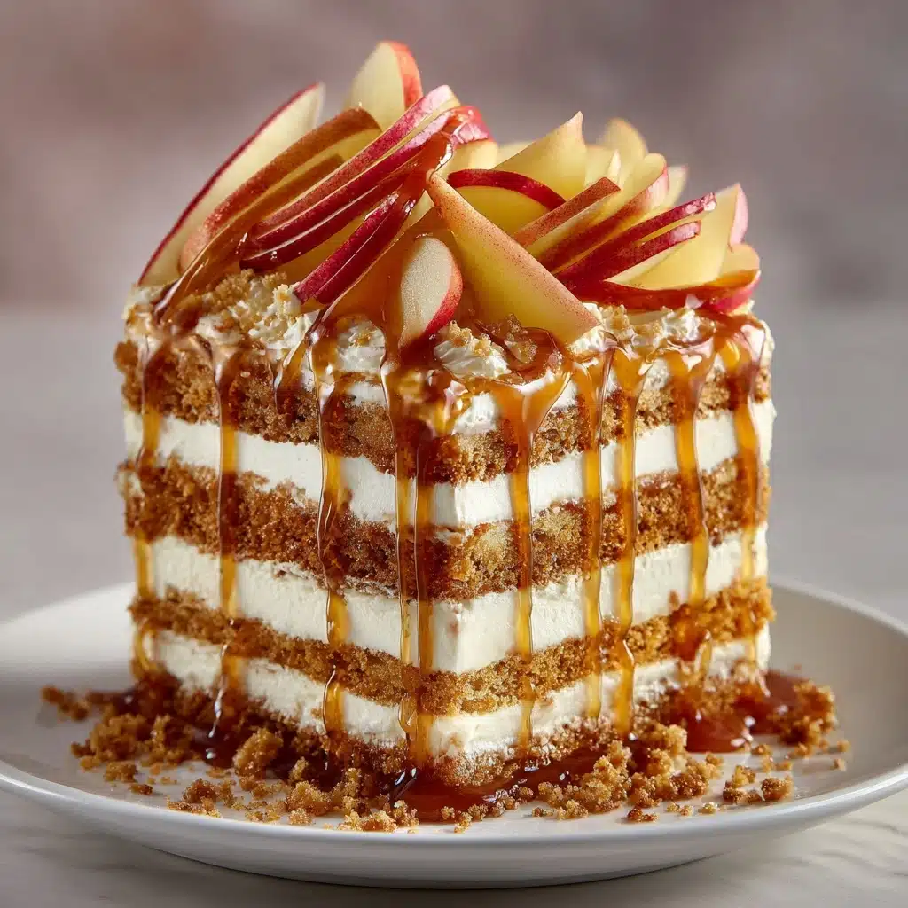 Caramel Apple Cheesecake Cake Recipe