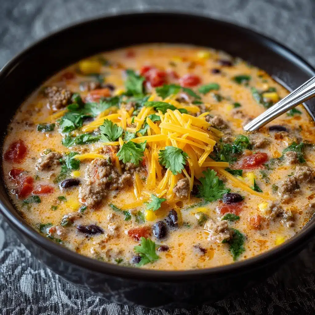 Easy Creamy Taco Soup Recipe