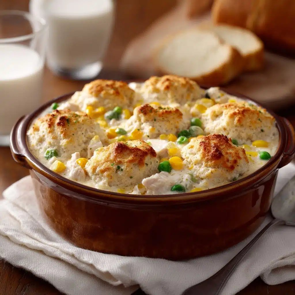 Chicken Cobbler with Red Lobster Biscuit Mix Recipe