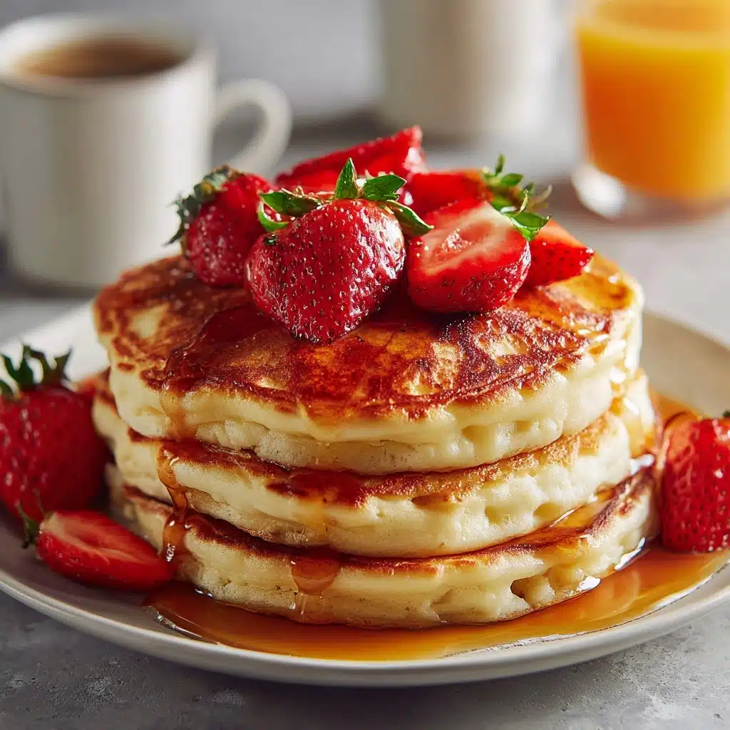 Strawberry Vanilla Pancakes Recipe