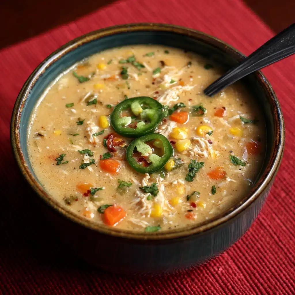 Crock Pot Green Enchilada Chicken Soup Recipe