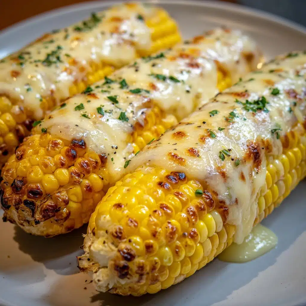 Cheesy Garlic Butter Corn on the Cob Recipe