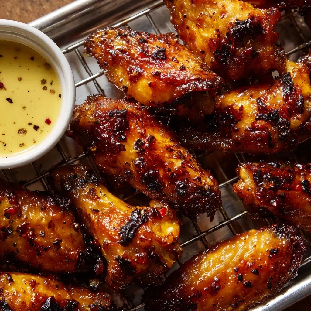 Honey Lemon Pepper Wings Recipe - Recipe Image